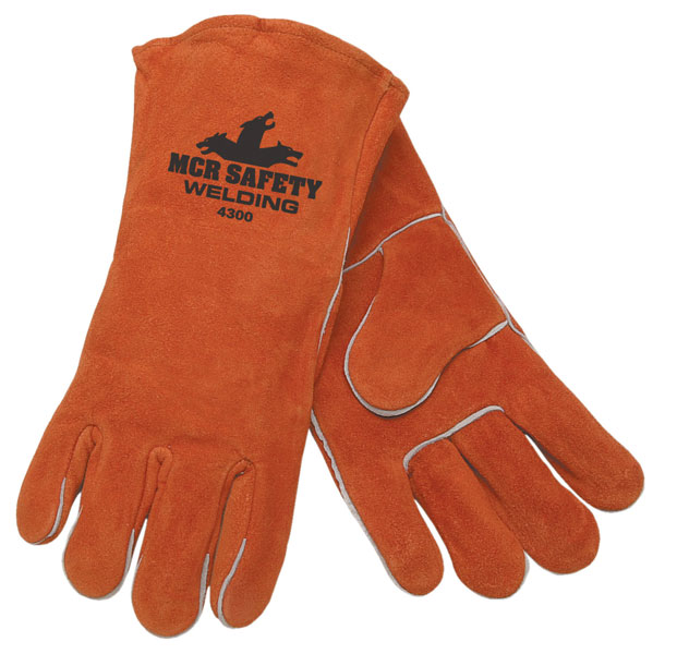 Premium Select Shoulder Cow Skin Leather Welding Glove - Spill Control